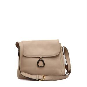 Lancel Vintage Smooth Leather Shoulder Flap Bag